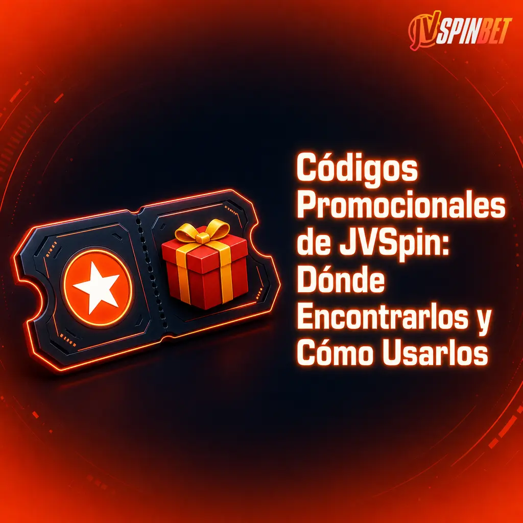 Código promocional de JVSpin: cómo encontrarlo en redes y canjearlo en tu cuenta para activar bonos y apuestas gratis.