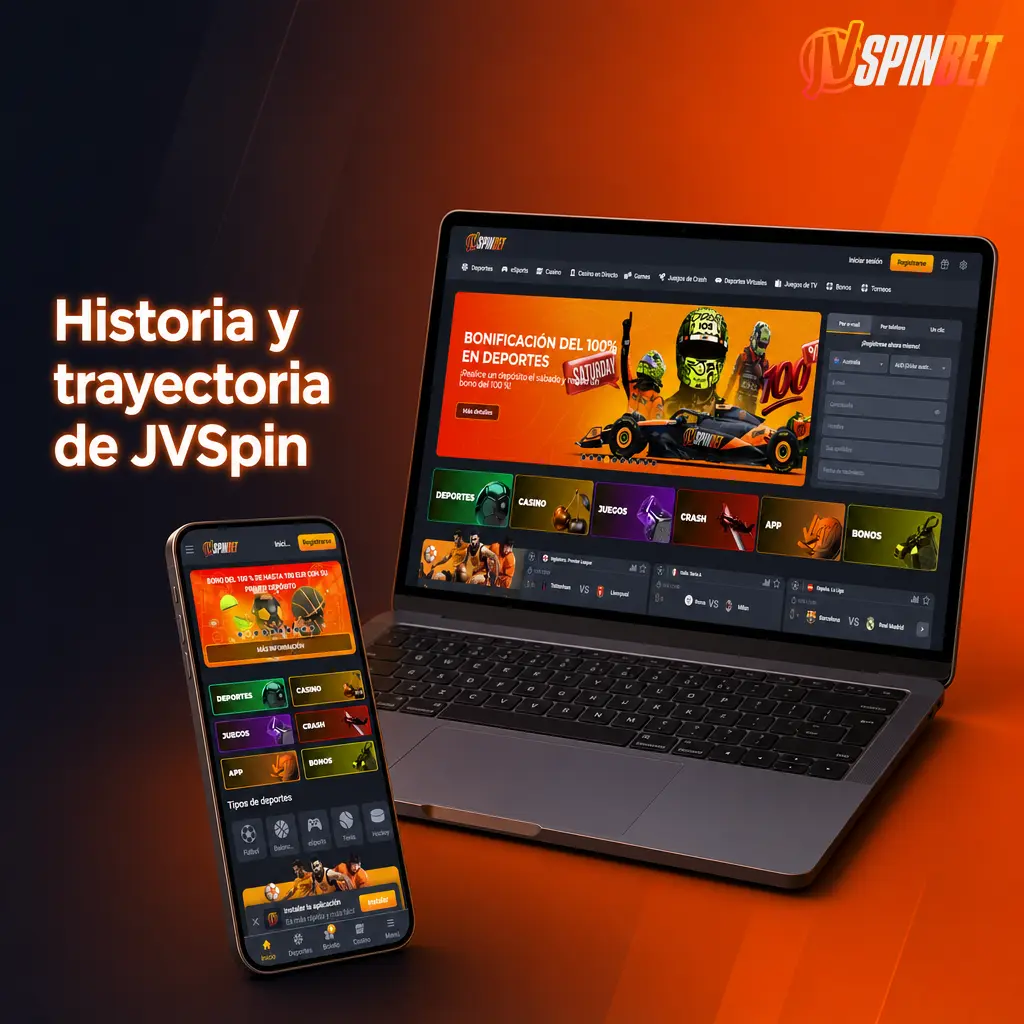 Historia y trayectoria de JVSpin: casa de apuestas online con licencia de Curazao, bonos y promociones para el mercado argentino.