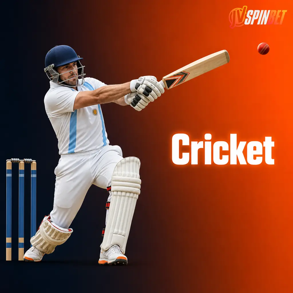 Cuotas de cricket en JVSpin para IPL, Test, ODI y T20 con mercados de ganador y total de carreras