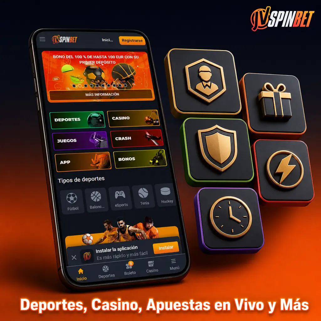 Apuestas deportivas en vivo, casino con tragamonedas, Aviator y mesas con dealers en vivo, todo en una app completa