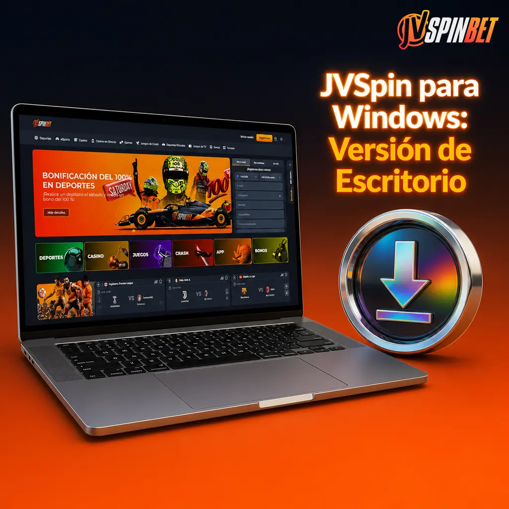 JVSpin para Windows: aplicación de escritorio estable para jugar sin navegador ni pestañas abiertas en tu PC.