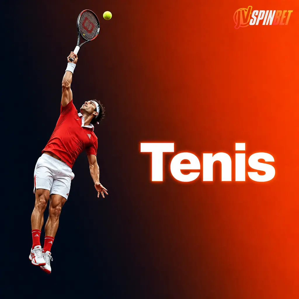Jugador de tenis en pleno partido durante un torneo de Grand Slam con cuotas de apuestas en vivo